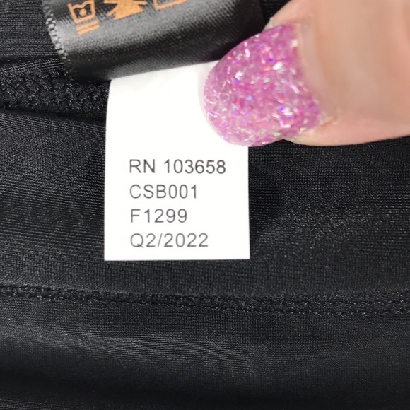 Black Full Coverage Hight Waist  Bikini Bottom Size L Coppersuit New - Picture 8 of 10